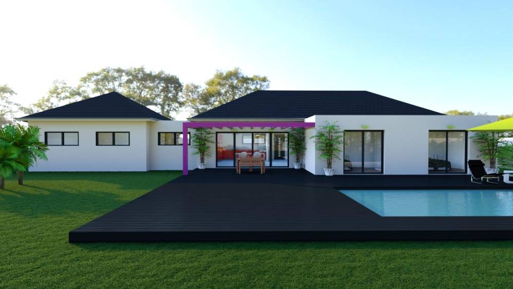 villa-5-tuiles-ardoisees-toit-plat-enduit-blanc